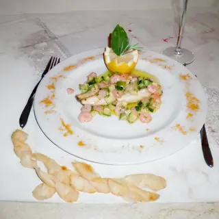Filet De Loup Sauce Crevette