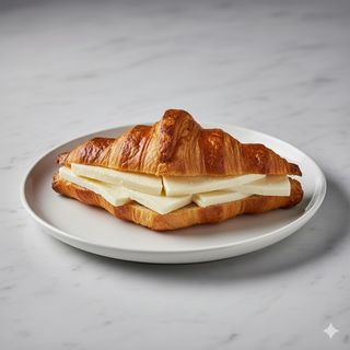 Croissant de queso blanco