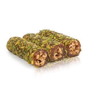 Rulou cu fistic, nuci si smochine (de post/vegan)