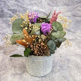 CENTRO ETERNO 2 ROSAS LILA