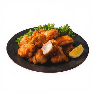 Pollo Crujiente Con Salsa De La Casa