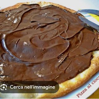 Choco pizza