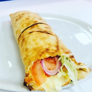 Prosciutto e funghi arrotolata