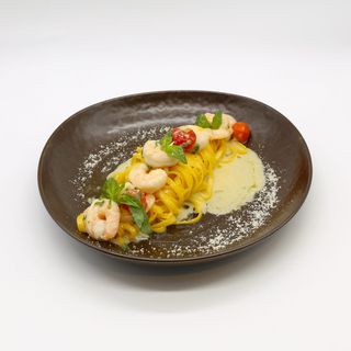 TAGLIATELLE CU CREVEȚI