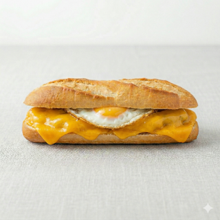 Baguette De Pollo Y Queso Cheddar