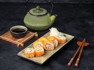 Каліфорнія з креветкою (8 шт) (245g)