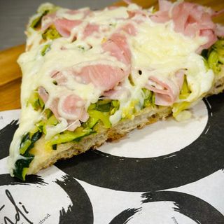 Zucchine e prosciutto cotto 2 tranci