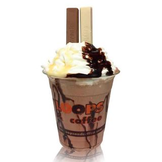 Milkshake con KitKat Black And White