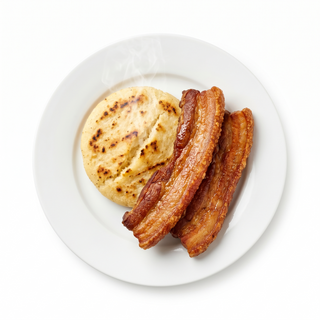 Arepa Con Chicharrón 2 Tiras