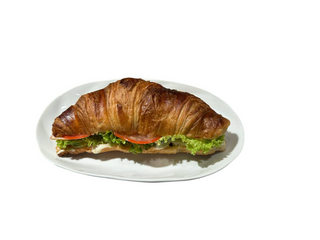 Круасан з копченою куркою