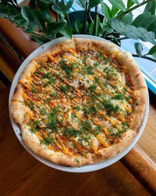 Pizza z krewetkami (Duża 45)