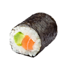 Maki de salmón y aguacate (8 pzs.)
