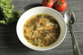 Щи зеленые  суп