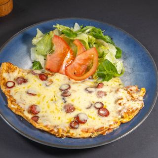 Omleta Casei cu Sunca, Branza si Carnati 300 Gr.