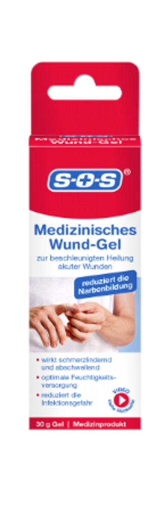 სოს - ჭრილობის შესახორცებელი გელი 30გრ