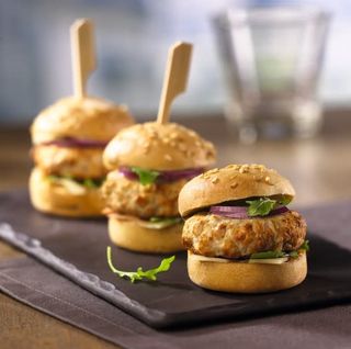 Mini Burger Poulet Pané 3 pièces