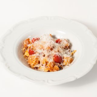 Тальятелле с креветками в неаполитанском стиле