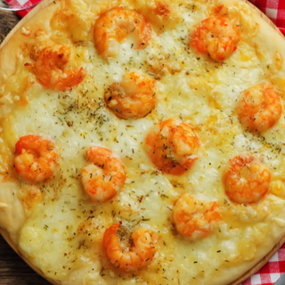 Pizza Camarones (23 cm.)