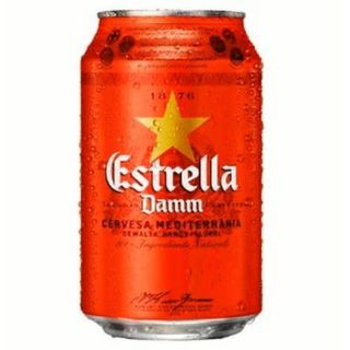 Estrella Damm Cerveza Lata 33cl