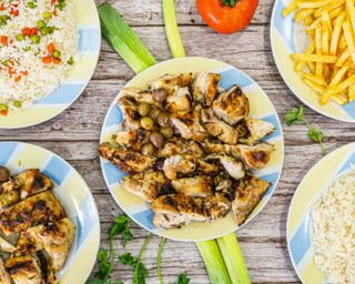 1 Frango com Guarnição