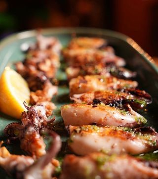 Tapa De Chipirones A La Plancha