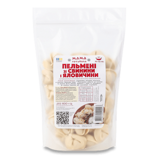 Пельмені Мама готувала зі свинини і яловичини (600г)