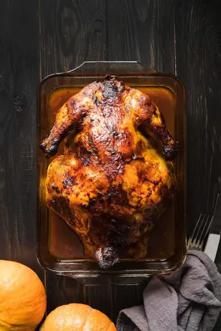 Pollo allo spiedo porzione per 4 persone