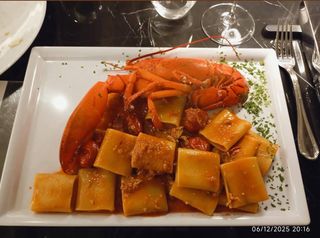 Pacchero all'astice canadese