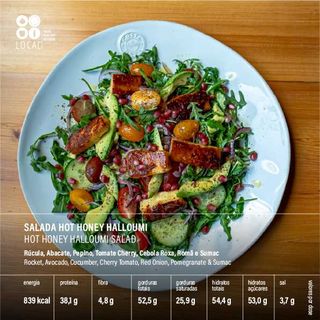 Salada Hot Honey Halloumi