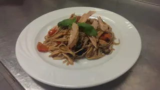 Linguine di farro alla Crudele