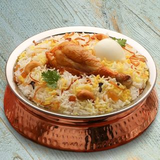 Chicken Dum Biryani (500grm) with Raita (DUM = Charcoal Smoked) Must Try