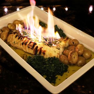 Lombo de Bacalhau Flamejante  NOVIDADE