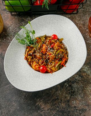 Wok с креветками (340г)