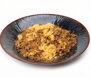 Arroz negro al estilo japonés