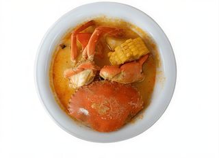 sopa de maíz con cangrejo