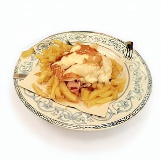 Patatine hamburger & provola