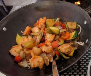 32. Gamberi e verdure