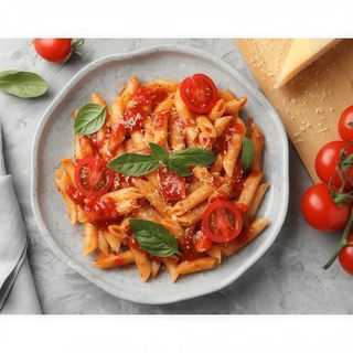 Penne Con Salsa De Tomate