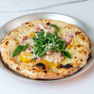 Pizza pomodorini gialli a ruoto - 4 pezzi