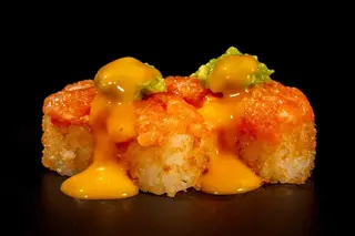 106 Tempura oshizushi 4 pezzi