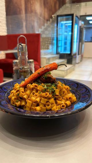 Pâtes tounsia viande