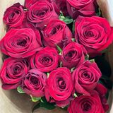 წითელი ვარდი ( 15 ცალი )