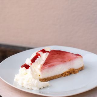 Tarta De Queso Con Frambuesa