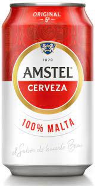 Cerveza aguila amstel en lata (330 ml.)
