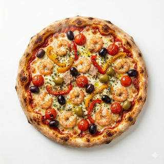 Pizza Marinera, (Mediana)