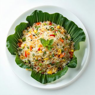 Riso nella foglia di loto