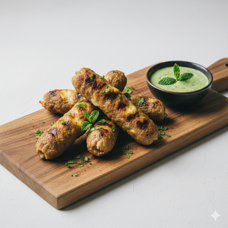 Makhamali Seekh Kebab