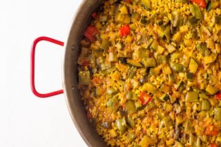 Paella de verduras (para 2 personas)