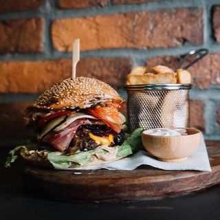 Honey bunny burger menu