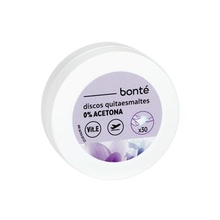 Discos Quitaesmalte Bonte Bote 30 Uds